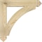 Ekena Millwork Thorton Arts & Crafts Rough Sawn Bracket, Douglas Fir, 4"W x 26"D x 26"H BKT04X26X26THR03RDF - alternate 3